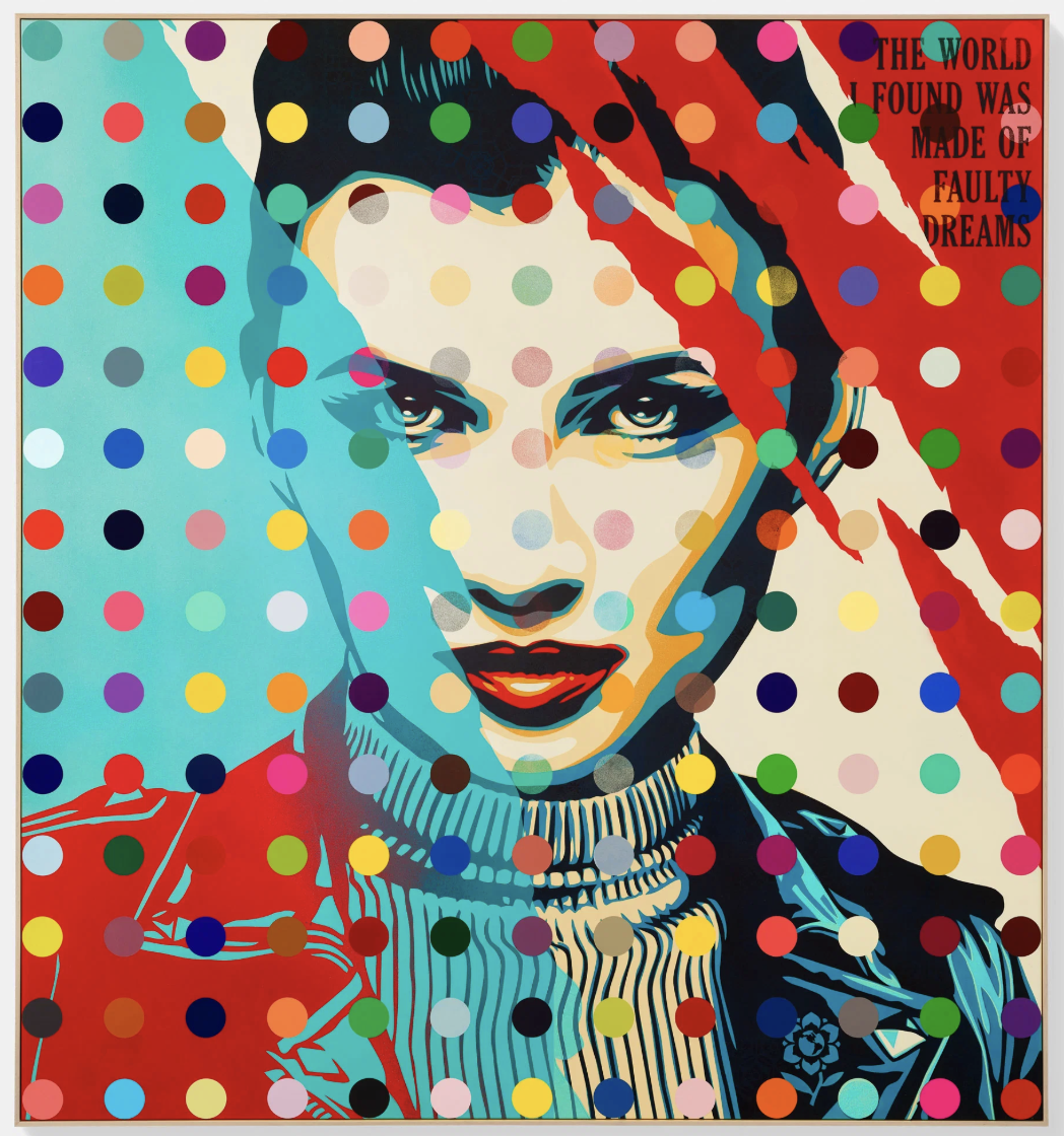 TRIPLE TROUBLE: SHEPARD FAIREY, DAMIEN HIRST & INVADER