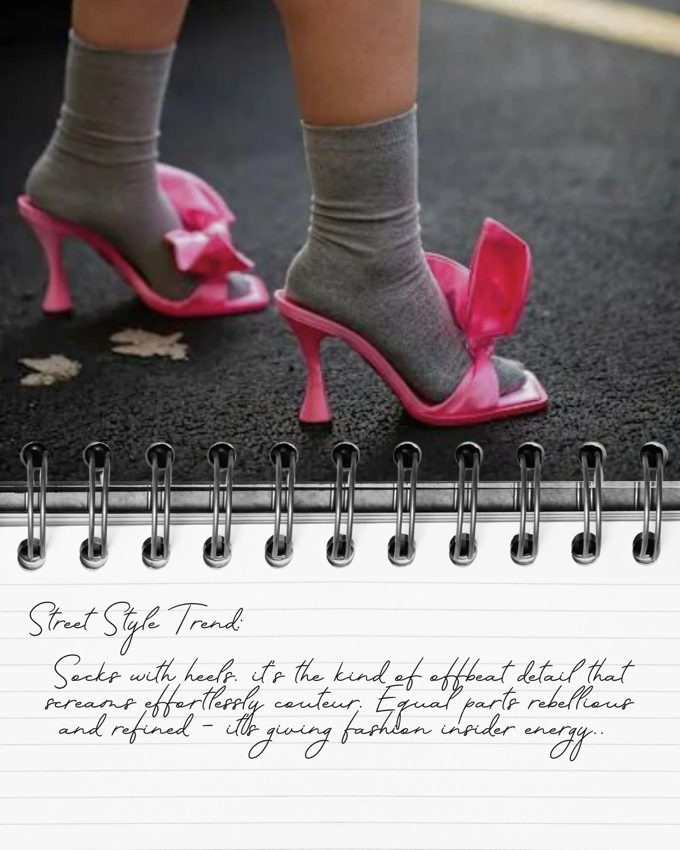 PARIS STREET STYLE TREND: SOCKS + HEELS