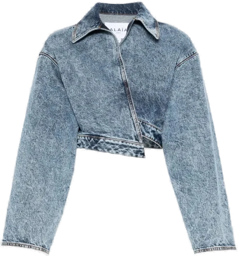 Spiral denim jacket